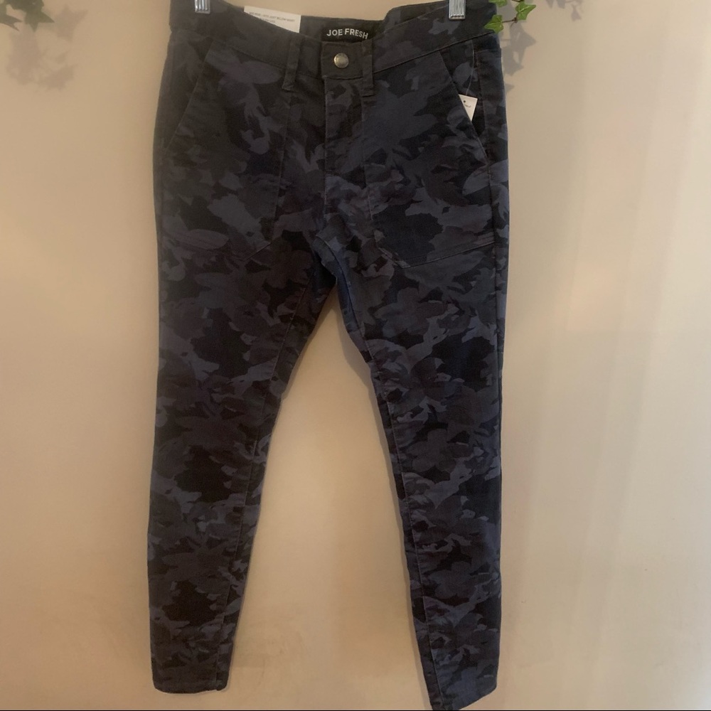 Joe Fresh Classic Slim Camo Jeans NWT